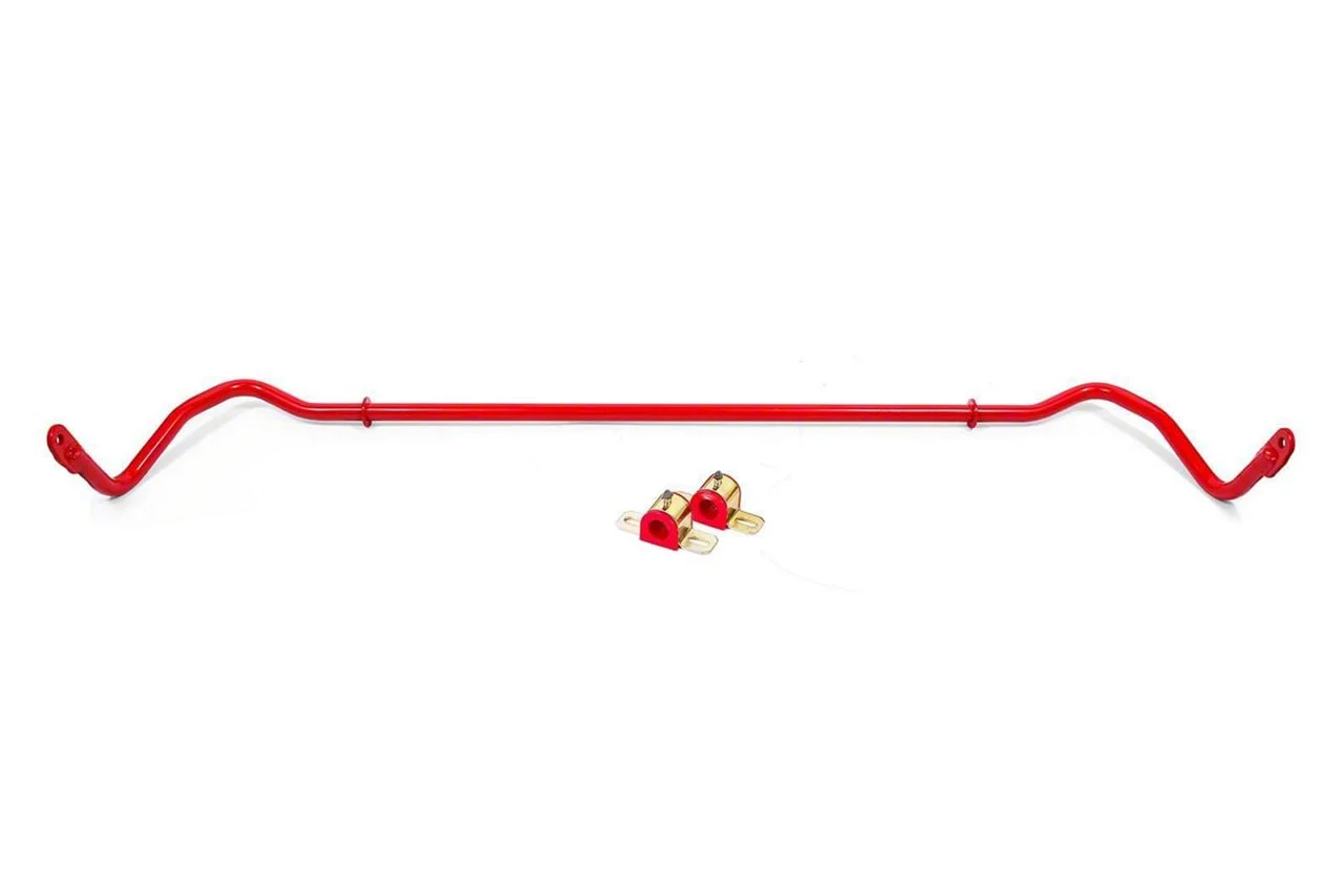 BMR Non-Adjustable Rear Sway Bar; 25mm; Red (08-23 Challenger)