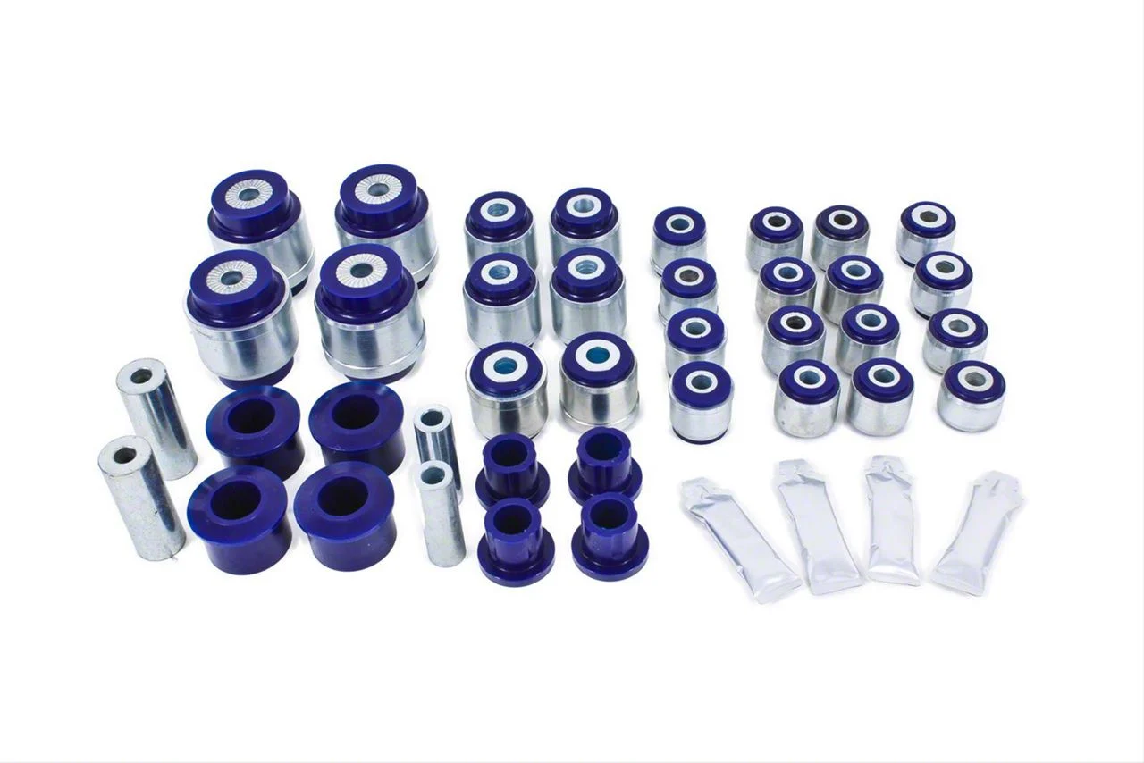 BMR Non-Adjustable Complete Bushing Kit; Blue (06-23 Charger)