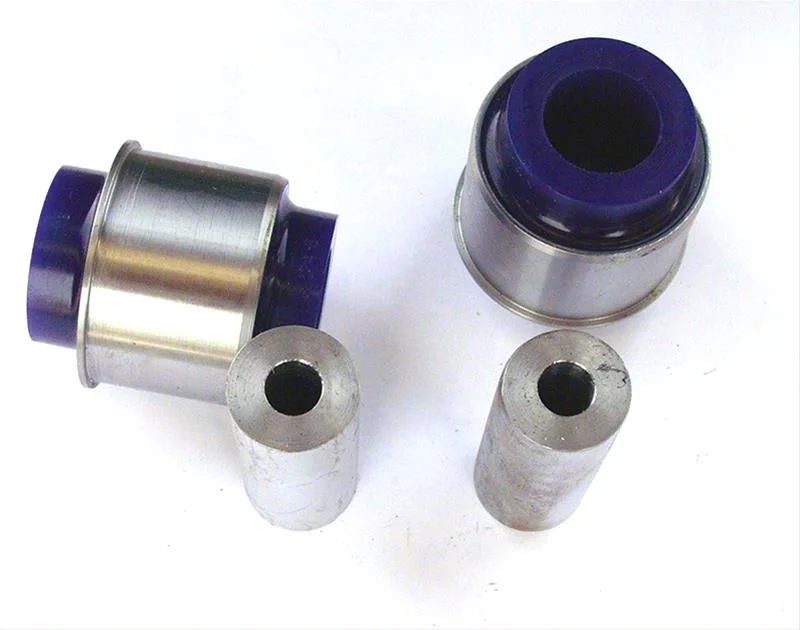 BMR Non-Adjustable Front Radius Rod Bushing Kit; Blue (06-23 Charger)