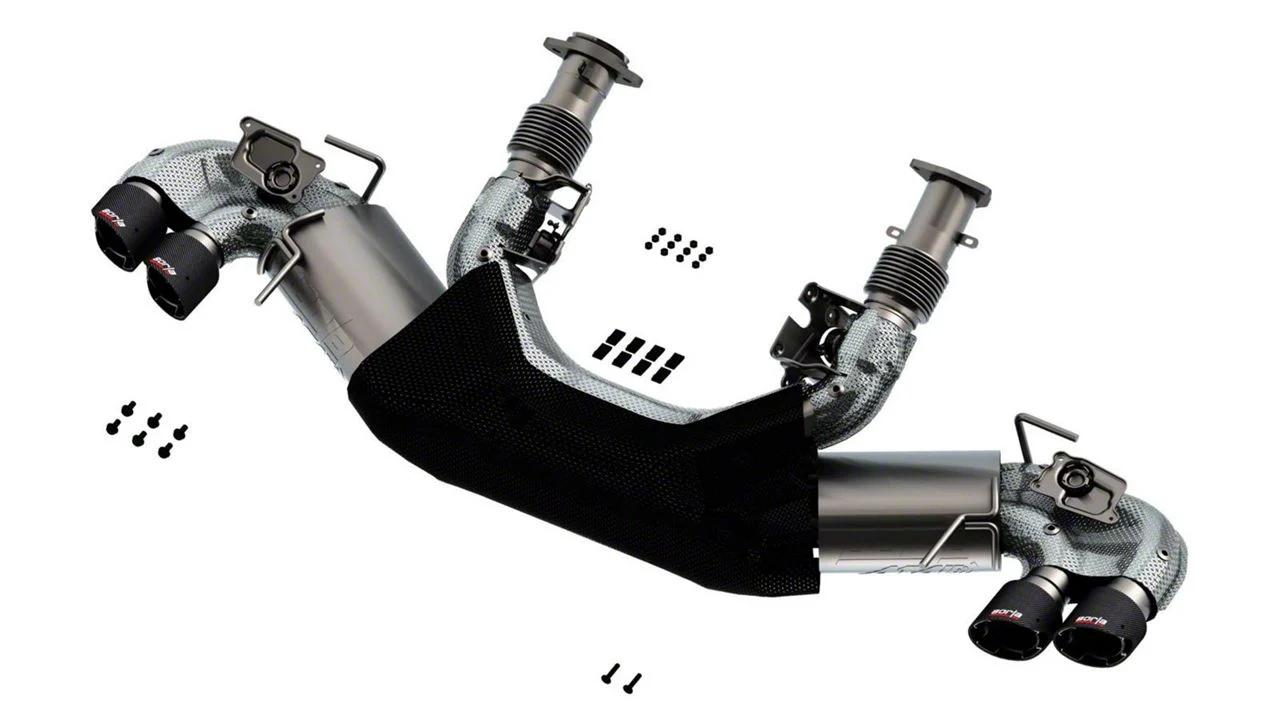 Borla ATAK Cat-Back Exhaust with Carbon Fiber Tips (20-26 6.2L Corvette C8 w/ NPP Dual Mode Exhaust)