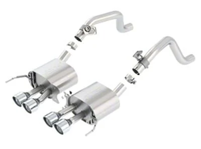 Borla S-Type Axle-Back Exhaust with Polished Tips (14-19 Corvette C7 w/ AFM Valves & w/o NPP Dual Mode Exhaust, Excluding Grand Sport w/ Manual Transmission, Z06 & ZR1)