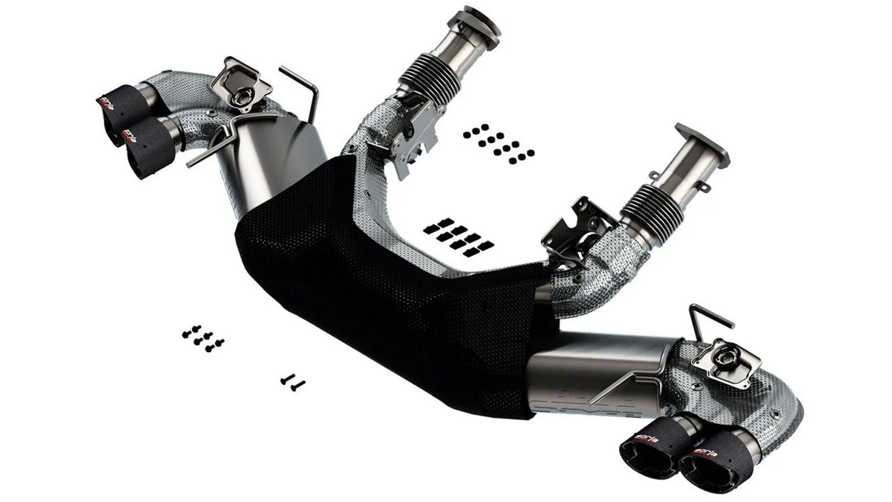 Borla S-Type Cat-Back Exhaust with Carbon Fiber Tips (20-26 6.2L Corvette C8 w/ AFM Valves & NPP Dual Mode Exhaust)