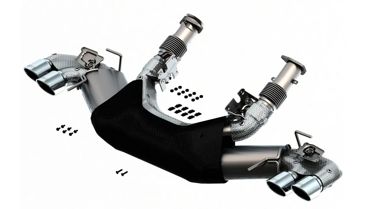 Borla S-Type Cat-Back Exhaust with Chrome Tips (20-26 6.2L Corvette C8 w/ AFM Valves & NPP Dual Mode Exhaust)
