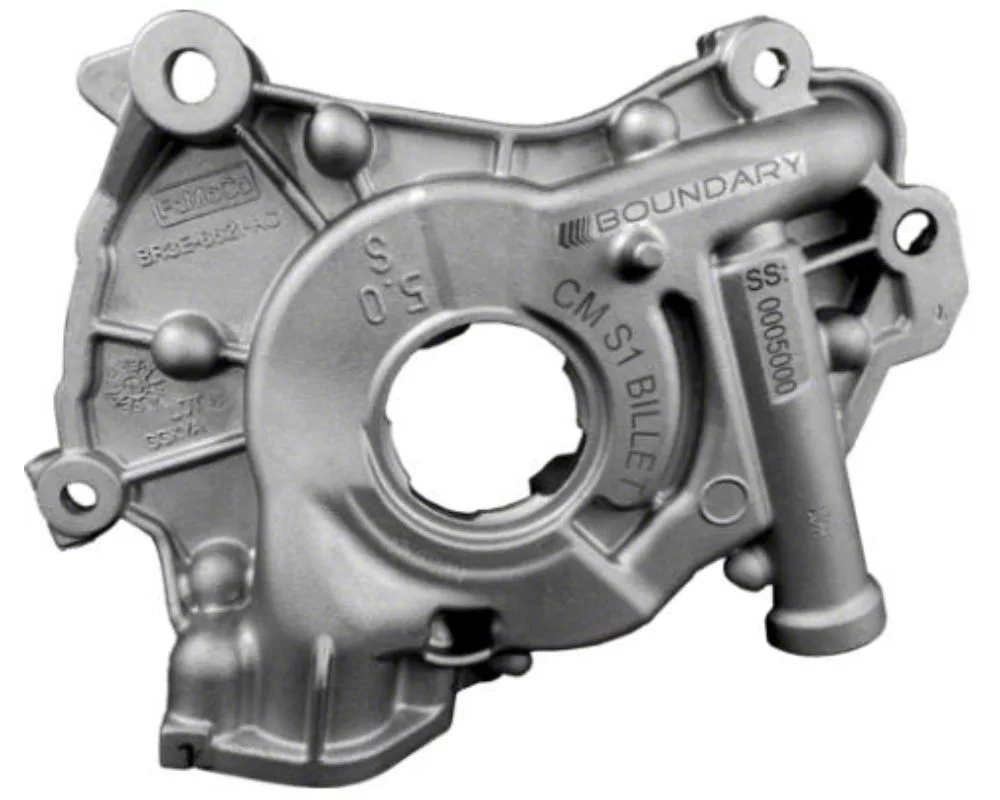 Boundary Racing Pumps Billet Oil Pump with Billet Back Plate; Standard Heat Treated (11-17 Mustang GT)