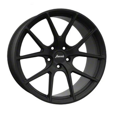 Bravado Tribute Matte Black Wheel; 20x9.5; 18mm Offset (08-23 RWD Challenger, Excluding Widebody)