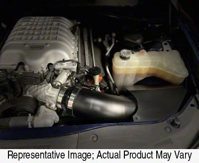 Bwoody Performance Velocity Plus Cold Air Intake; Silver (17-18 Challenger SRT Hellcat)
