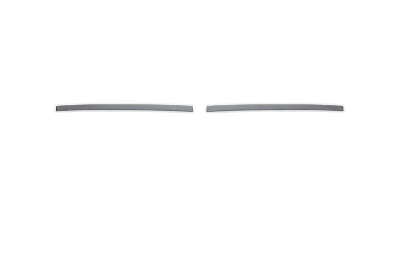 Putco 17-20 Ford SuperDuty - Black Platinum Upper Tailgate Accent - 2pcs