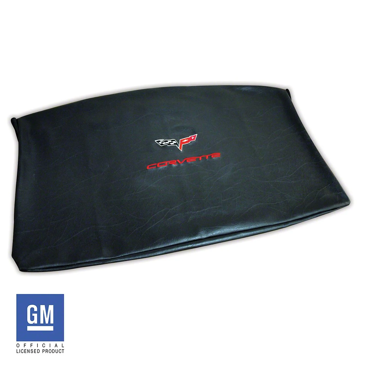 CA Embroidered Top Bag with Red C6 Logo; Black (05-13 Corvette C6)