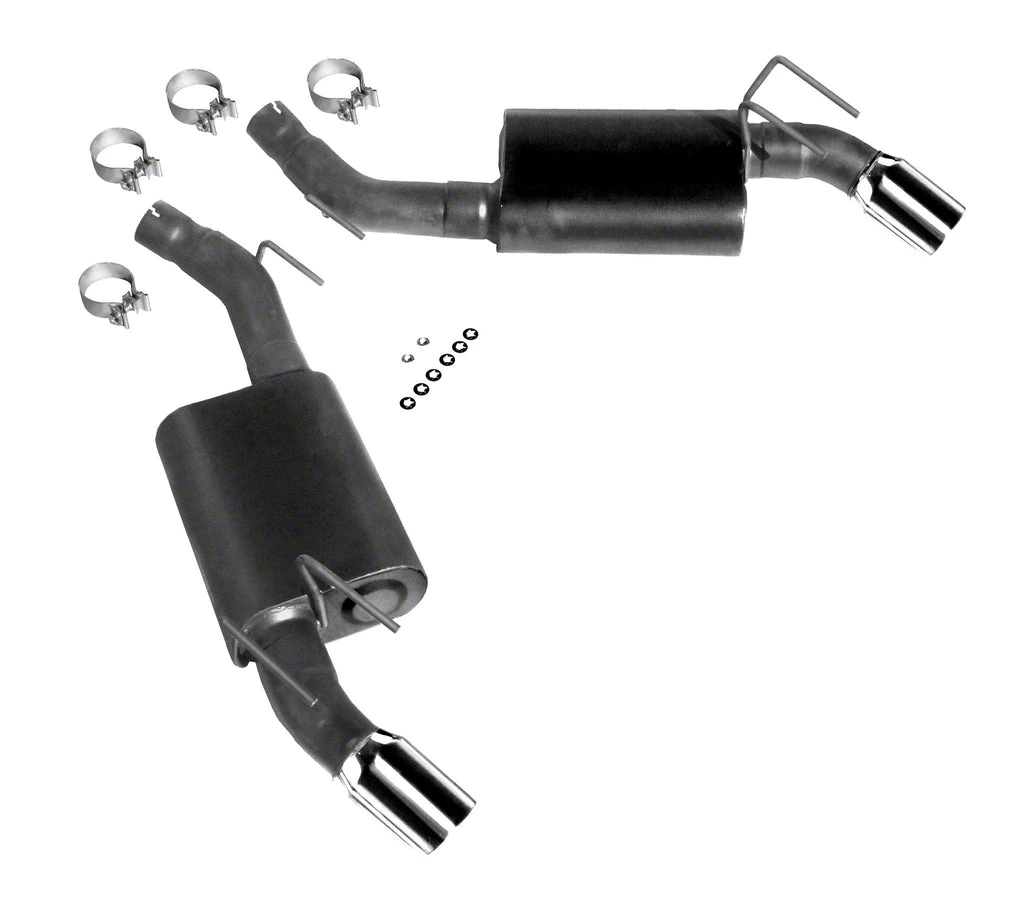 Axle-Back Exhaust with Polished Tips (10-13 Camaro SS Coupe w/o Ground Effects Package)
