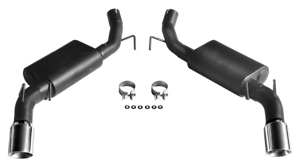 Axle-Back Exhaust with Polished Tips (14-15 Camaro SS w/o NPP Dual Mode Exhaust)