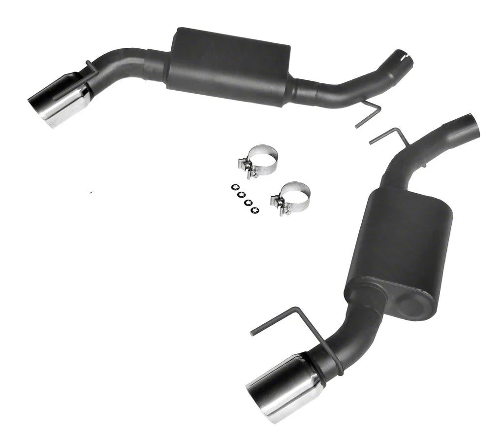 Axle-Back Exhaust with Polished Tips (16-18 Camaro SS w/o NPP Dual Mode Exhaust)