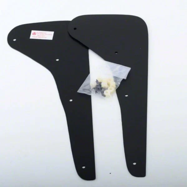 Deluxe Rock Guards; Rear Only (14-15 Camaro)