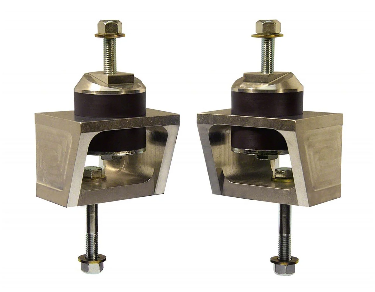 Motor Mount Inserts; Black (10-14 V8 Camaro)