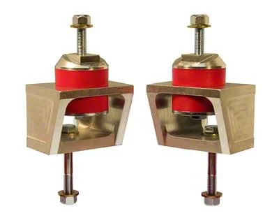 Motor Mount Inserts; Red (10-14 V8 Camaro)