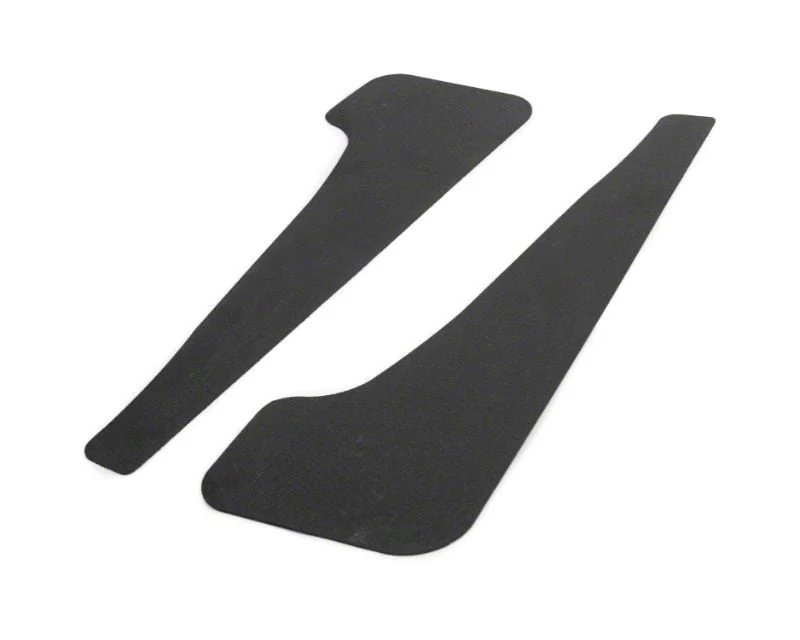 Mud Flaps; Rear; Gloss Carbon Fiber Vinyl (16-24 Camaro)
