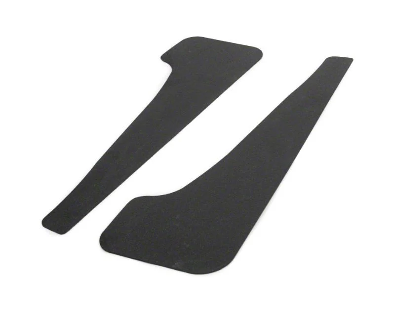 Mud Flaps; Rear; Satin Black Vinyl (16-24 Camaro)