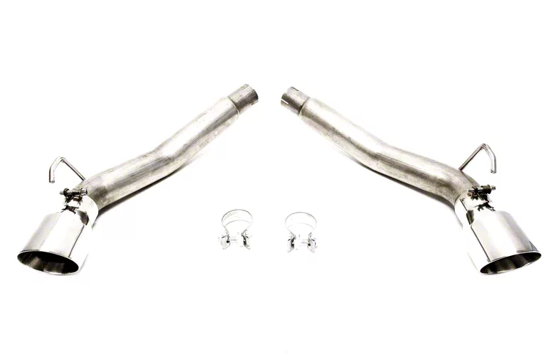 Muffler Delete Axle-Back Exhaust with Polished Tips (10-15 3.6L Camaro)