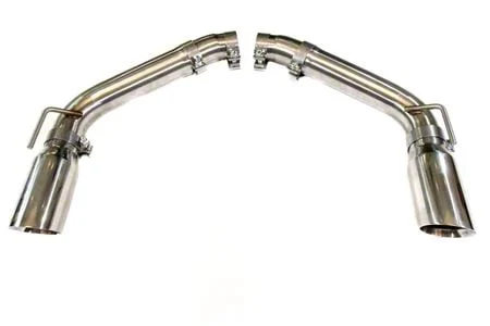 Muffler Delete Axle-Back Exhaust with Polished Tips (10-15 6.2L Camaro)