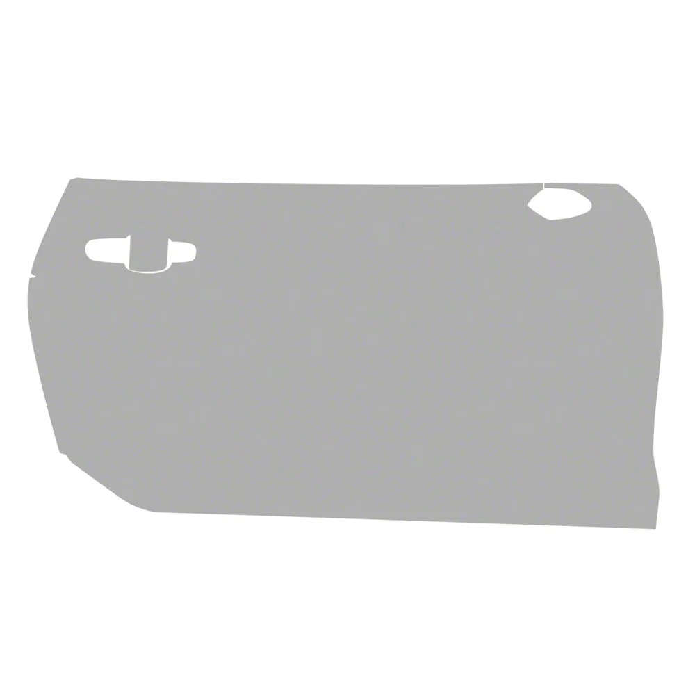Paint Protection PPF Pre-Cut Kit; Full Driver Side Door; Gloss (17-24 Camaro ZL1 Coupe)
