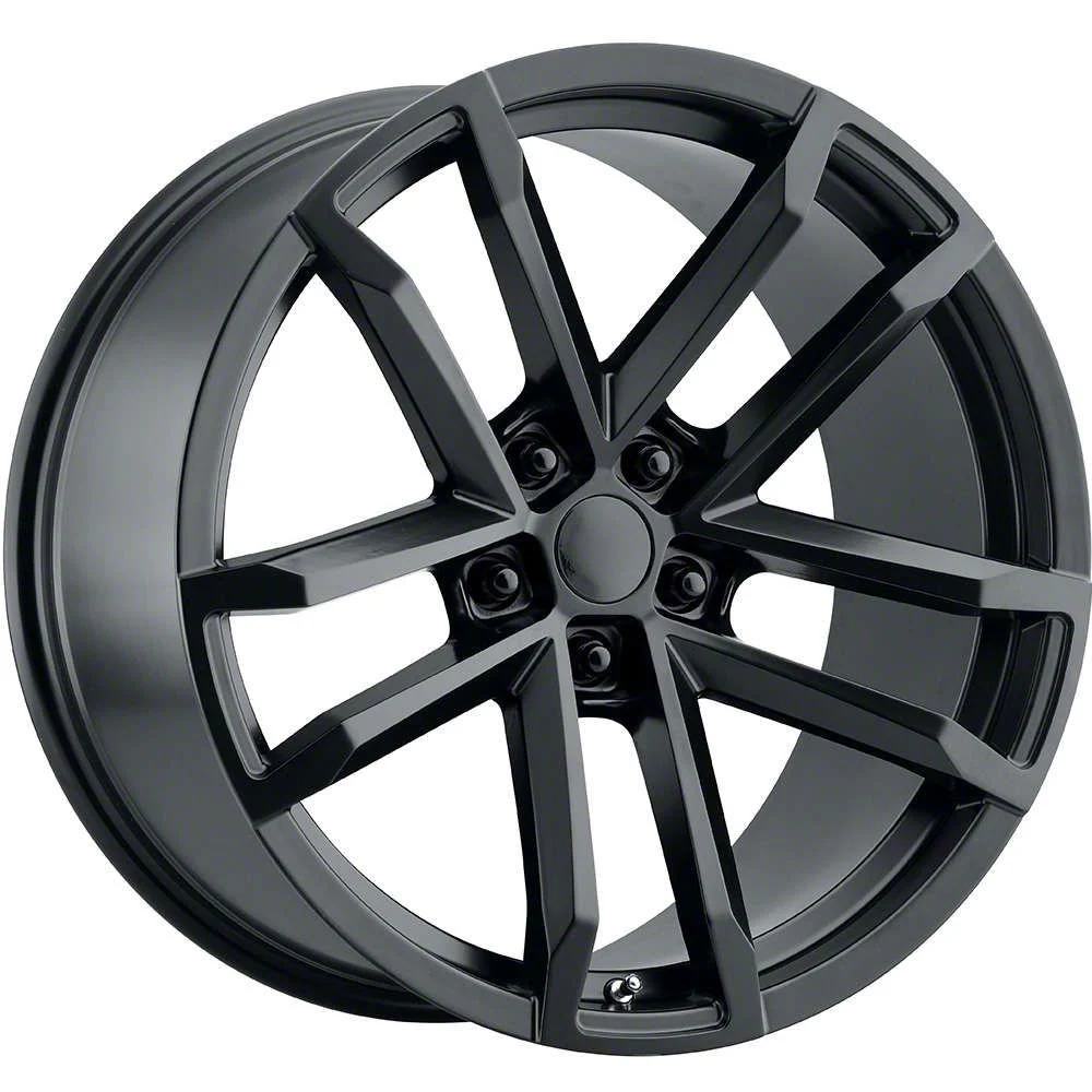 PR208 Satin Black Wheel; 20x10; 23mm Offset (16-24 Camaro)