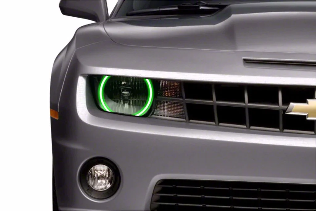Profile Prism Fitted Halos; RGB (10-13 Camaro w/ Factory HID Headlights)