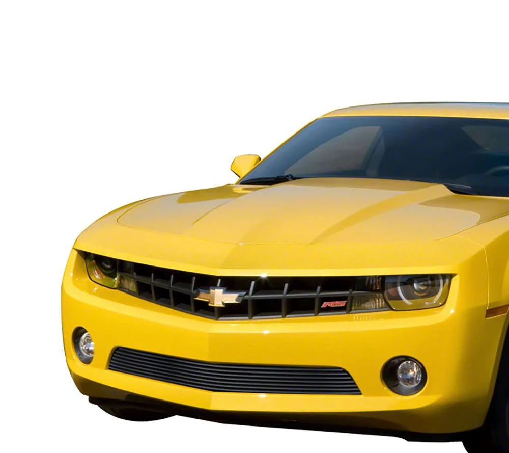 Stainless Steel Billet Lower Grille; Black (10-13 Camaro LS, LT)