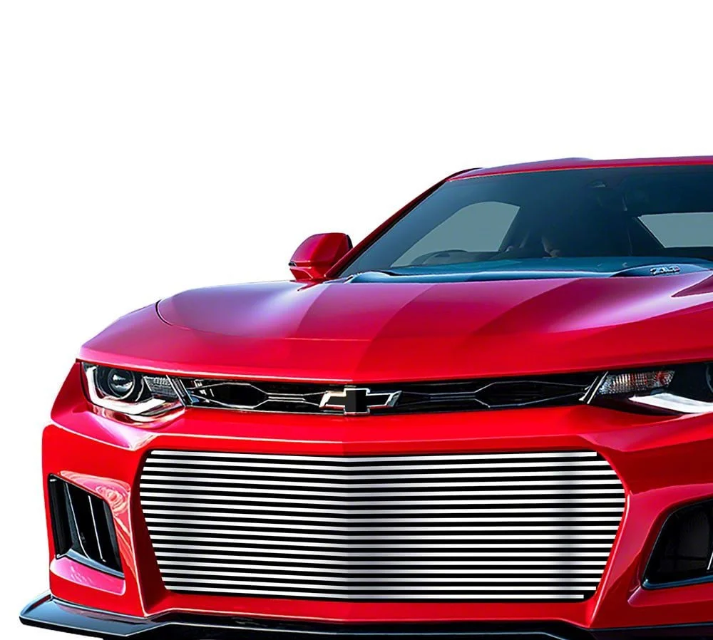 Stainless Steel Billet Lower Grille; Chrome (19-24 Camaro ZL1)