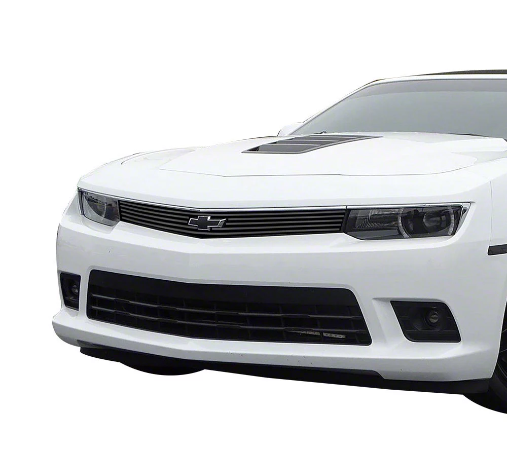 Stainless Steel Billet Upper Grille; Black (14-15 Camaro LS, LT, SS)