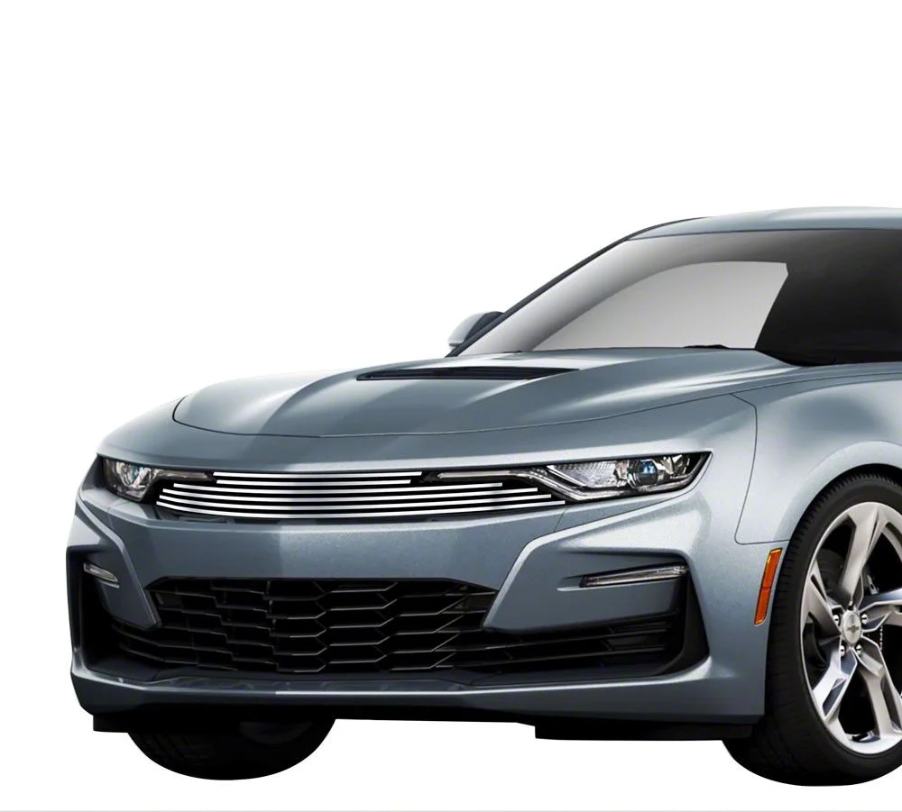 Stainless Steel Billet Upper Grille; Chrome (19-24 Camaro SS)