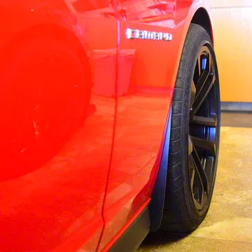 Standard Rock Guards; Rear Only (14-15 Camaro, Excluding Z/28 & ZL1)