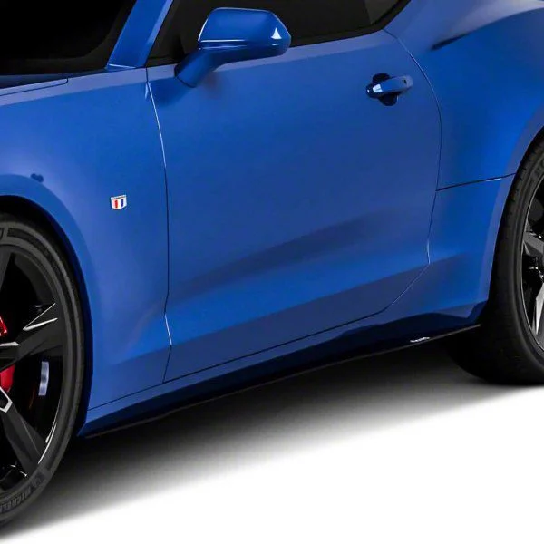 V2R Style Side Skirt Splitters; Urban Camo Vinyl (16-24 Camaro)