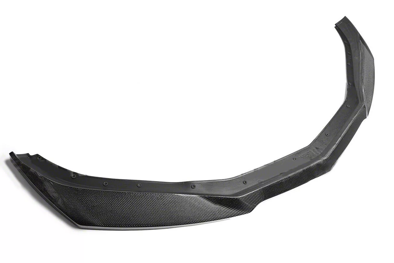 ZL1 Style Front Bumper Lip Splitter; Carbon Fiber (16-18 Camaro LS, LT)
