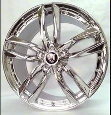 Capri Luxury C5228 Chrome Wheel; Rear Only; 20x10; 15mm Offset (06-10 RWD Charger)