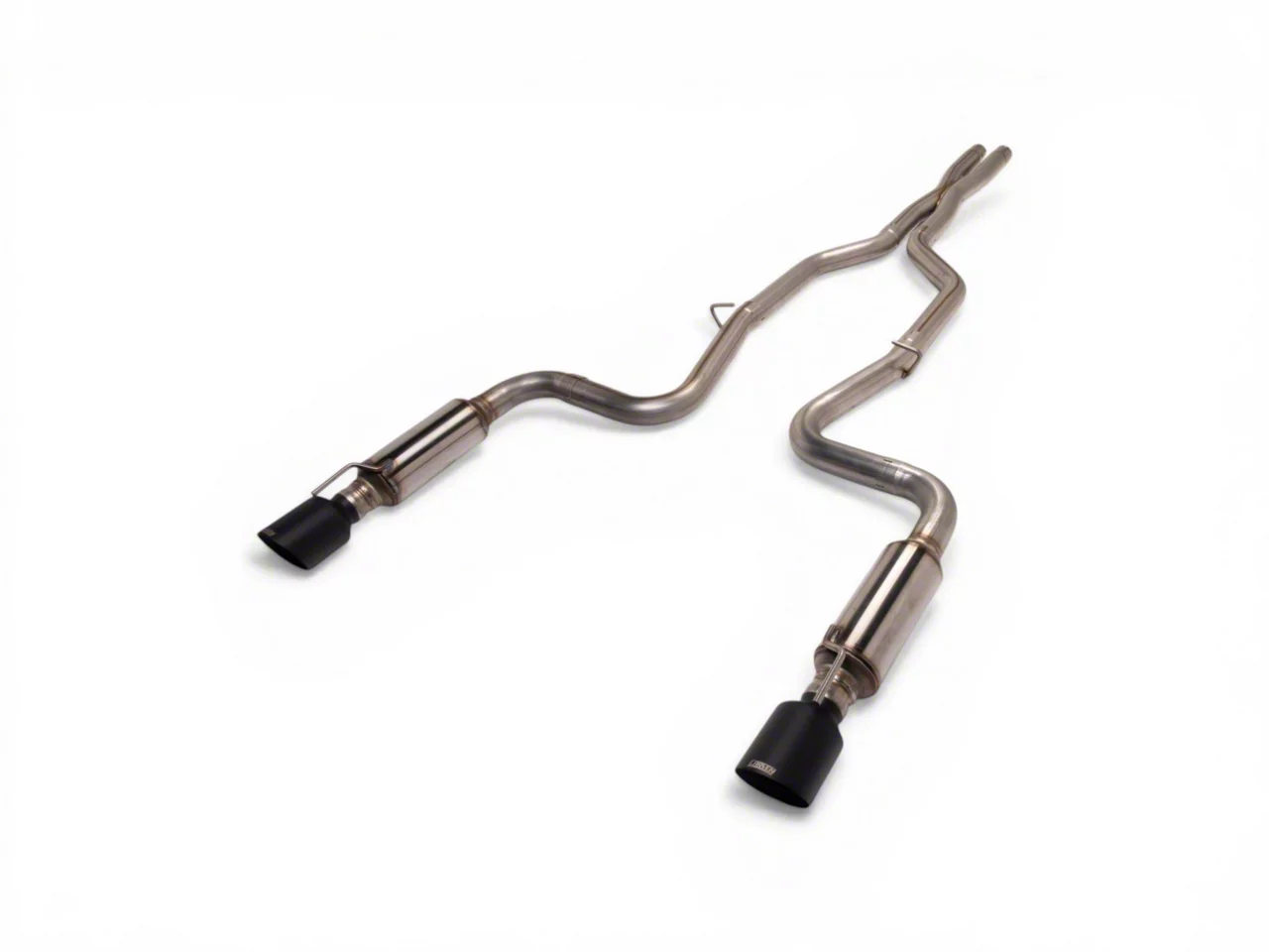 Carven Exhaust Cat-Back Exhaust System with Ceramic Black Tips (15-23 6.2L HEMI Charger)
