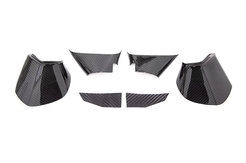 OLM LE Dry Carbon Fiber Lower Mirror Mount Cover - 2015-2021 Subaru WRX / STI / 2015-2017 Crosstrek