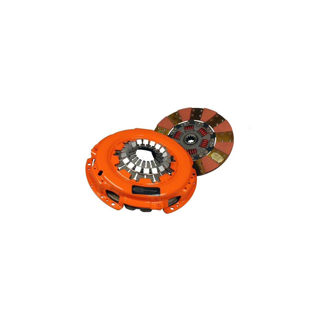 Centerforce Dual Friction Organic/Carbon Clutch Kit; 10-Spline (05-06 Mustang V6)