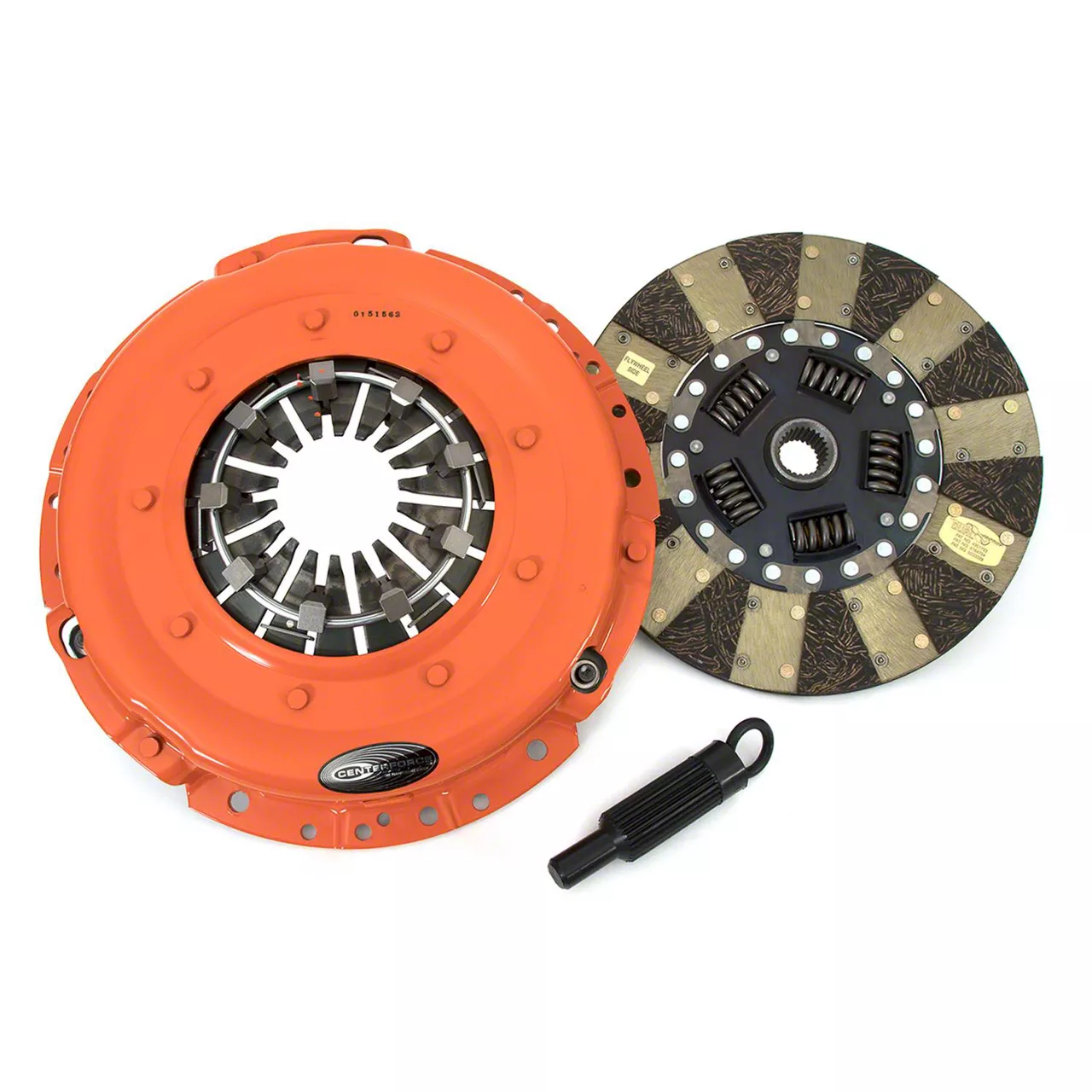 Centerforce Dual Friction Organic/Carbon Clutch Kit; 26-Spline (05-10 Mustang GT)