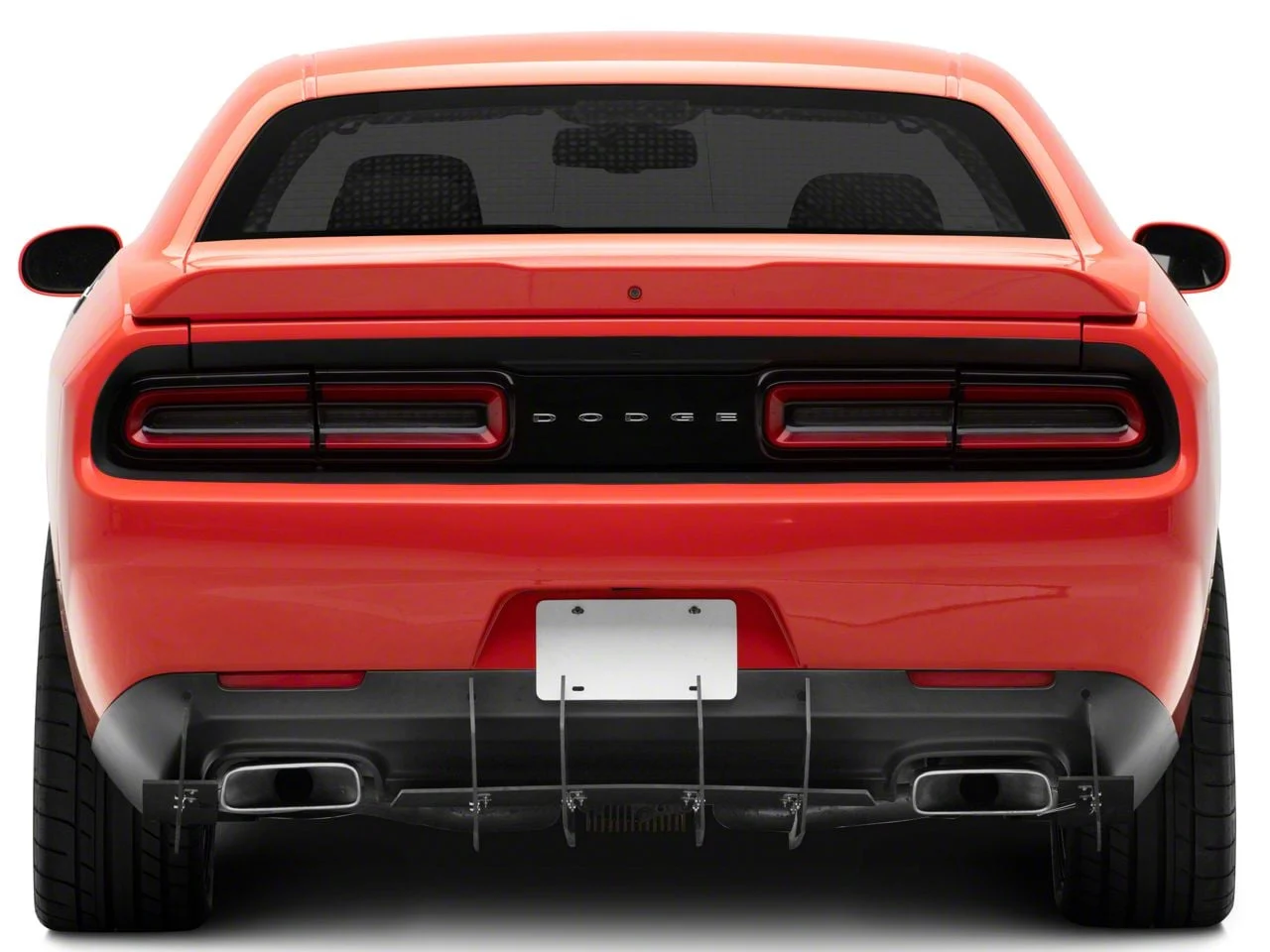 Centa VR2 Rear Diffuser; Carbon Flash Metallic Vinyl (08-23 Challenger)