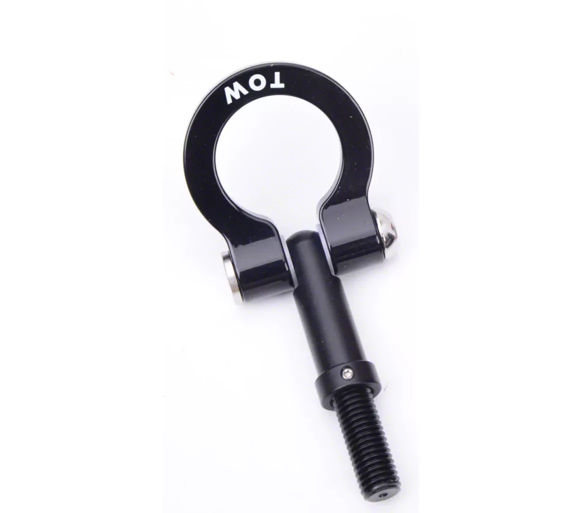 Feather Lite Stealth Tow Hook with Black D-Ring; Front (15-23 Challenger)