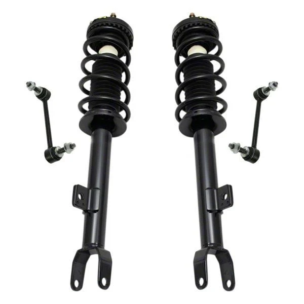 Front Strut and Spring Assemblies with Sway Bar Links (2011 3.6L Challenger)