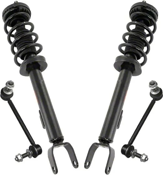 Front Strut and Spring Assemblies with Sway Bar Links (12-19 Challenger R/T, R/T Plus)