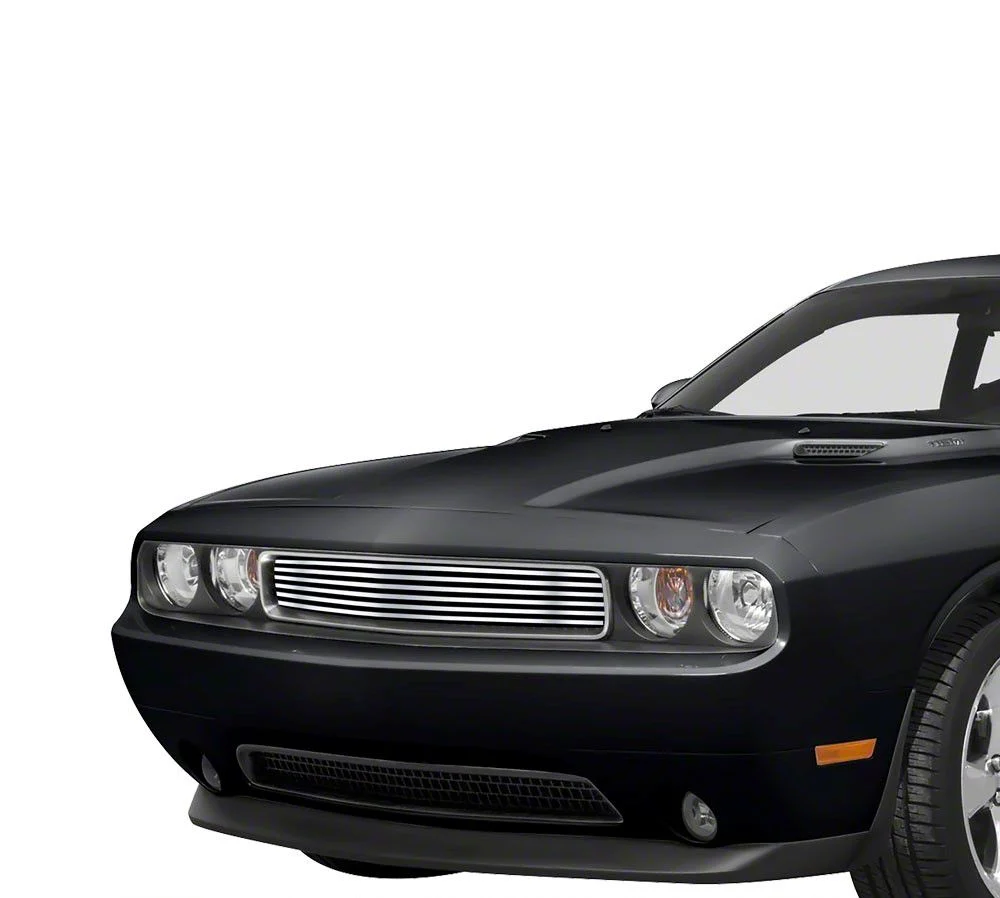 Stainless Steel Billet Upper Grille; Chrome (08-14 Challenger)