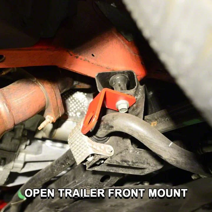 Strap Points; Open Trailer Design; Red (08-23 Challenger)