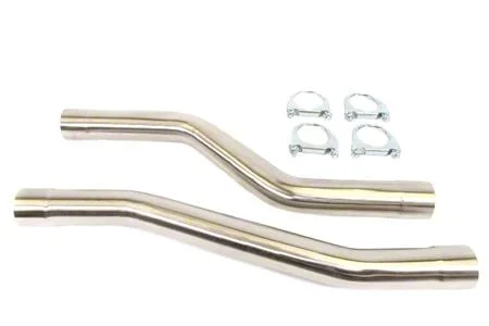 2.25-Inch Mid Muffler Delete Pipes (06-23 Charger)