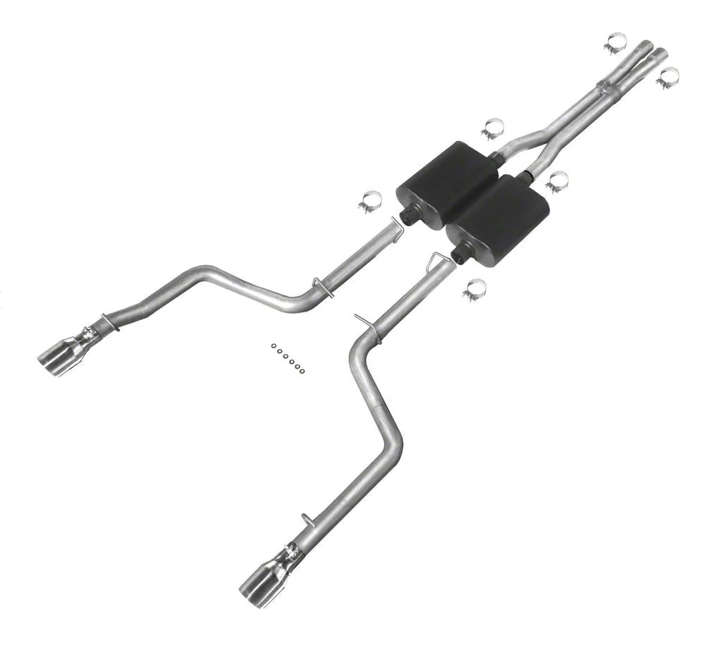 Cat-Back Exhaust with Polished Tips (06-10 5.7L HEMI Charger)