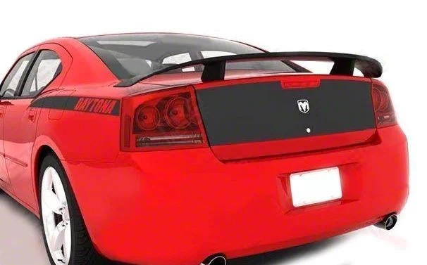 DAYTONA Trunk Deck Accent Stripe Decal; Gloss Red (06-10 Charger)