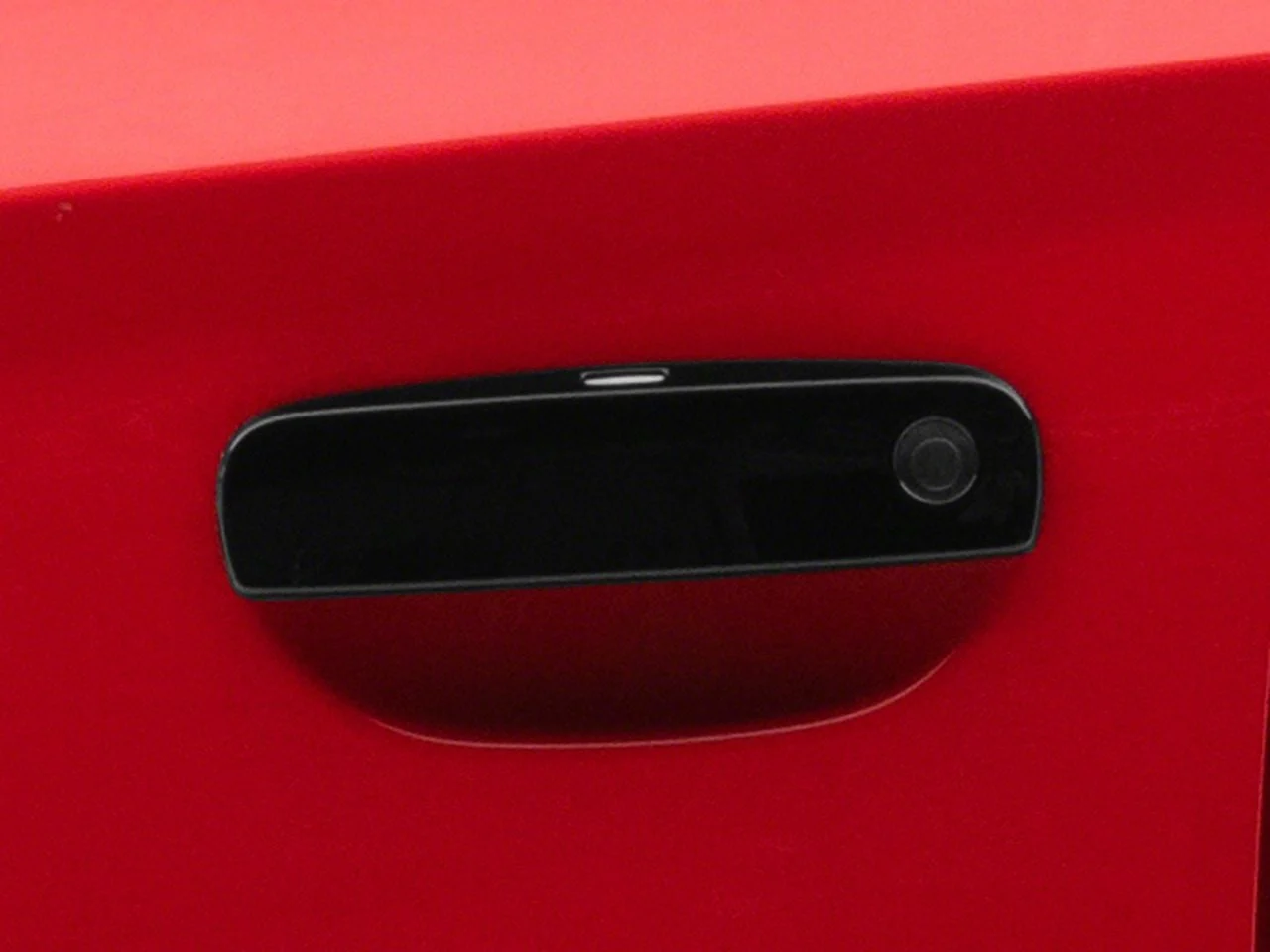 Chrome Delete Door Handle Snap-On Covers; Gloss Black (11-23 Charger)