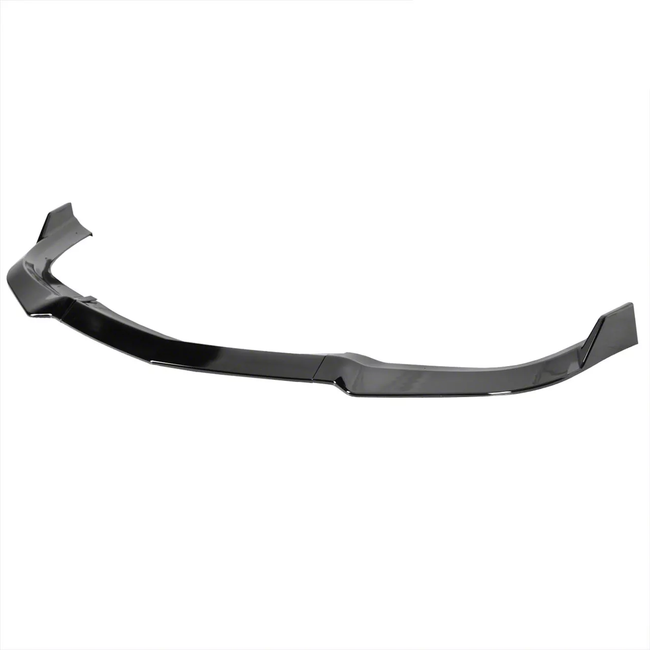 Front Bumper Lip Splitter; Gloss Black (11-14 Charger SRT8)