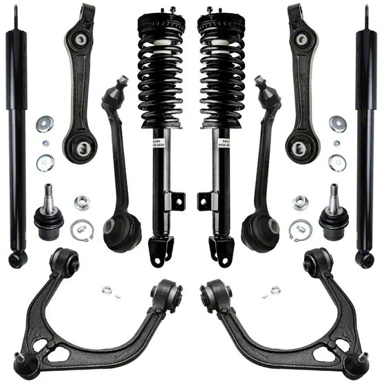 Front Strut and Spring Assemblies with Front Control Arms and Ball Joints (06-10 V6 RWD Charger w/o Performance or Self-Leveing Suspension)