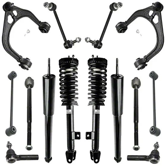 Front Strut and Spring Assemblies with Rear Shocks and Sway Bar Links (06-10 V6 RWD Charger w/o Performance or Self-Leveing Suspension)